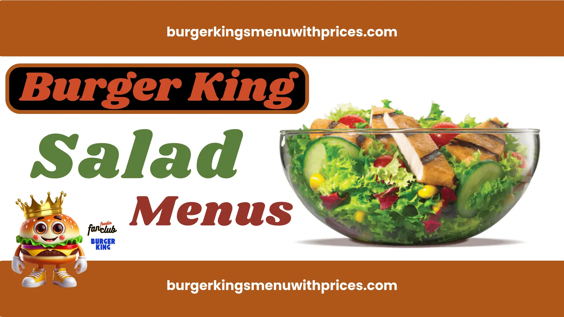 Burger King Have Salad Menus