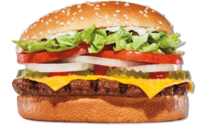 Fiery Bacon Whopper